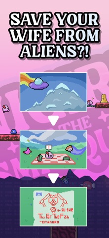 Onigirli And The Cosmic Quest iPhone screenshot