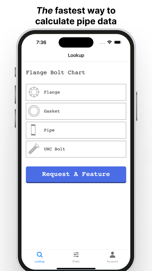 #1. Flange Bolt Size & Torque (iOS) 由: Open Source Consulting LLC