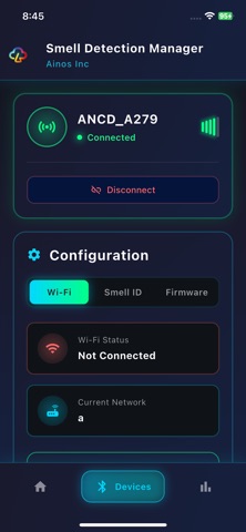 Ainos Smell Detection Manager screenshot