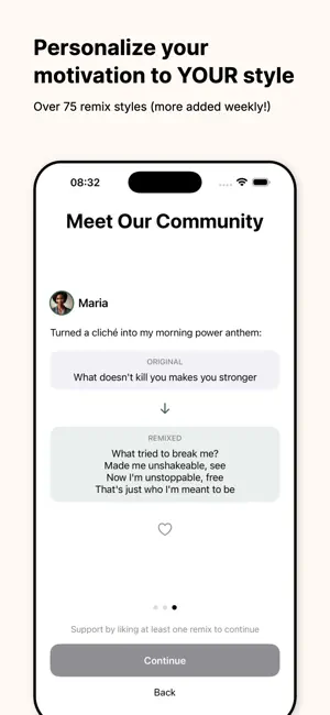 Quotes Remix - Find Motivation screenshot 2