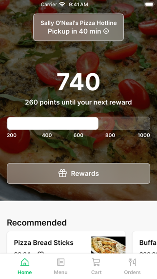 Sally O'Neal's iPhone screenshot 1 - Food & Drink app
