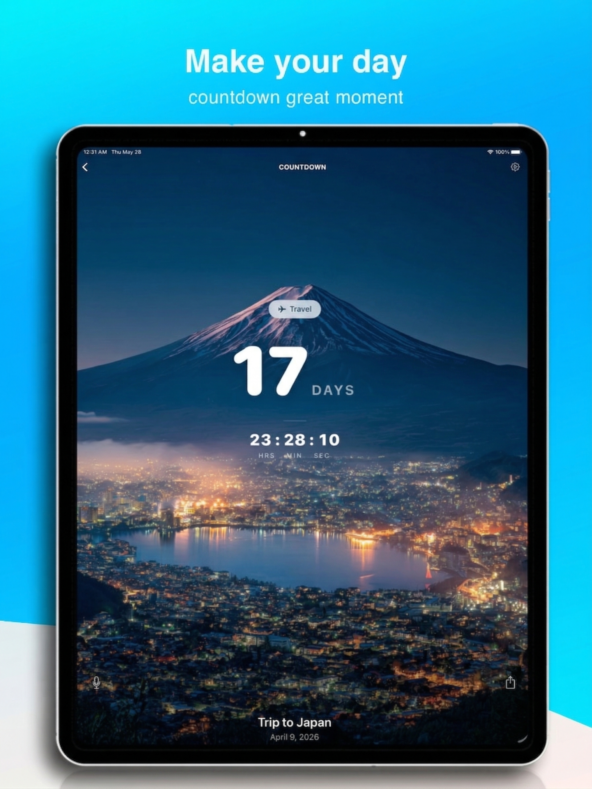 Holiday Countdown Widget Timer