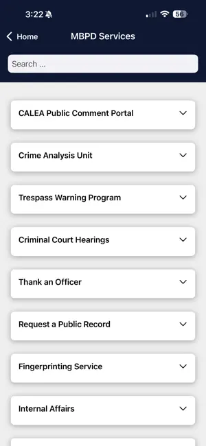 MBPD Connect screenshot 3