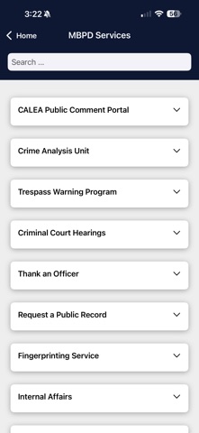 MBPD Connect Screenshot 3 of 3
