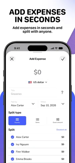 Splitz - Group Expense Tracker screenshot 3
