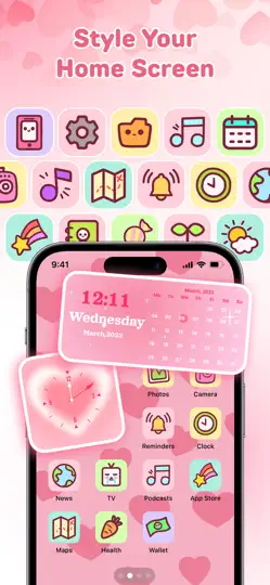 Capture d'écran de Color Widget - Theme & Icon sur iPhone 1