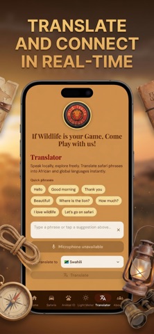 WildTrails Safari App screenshot