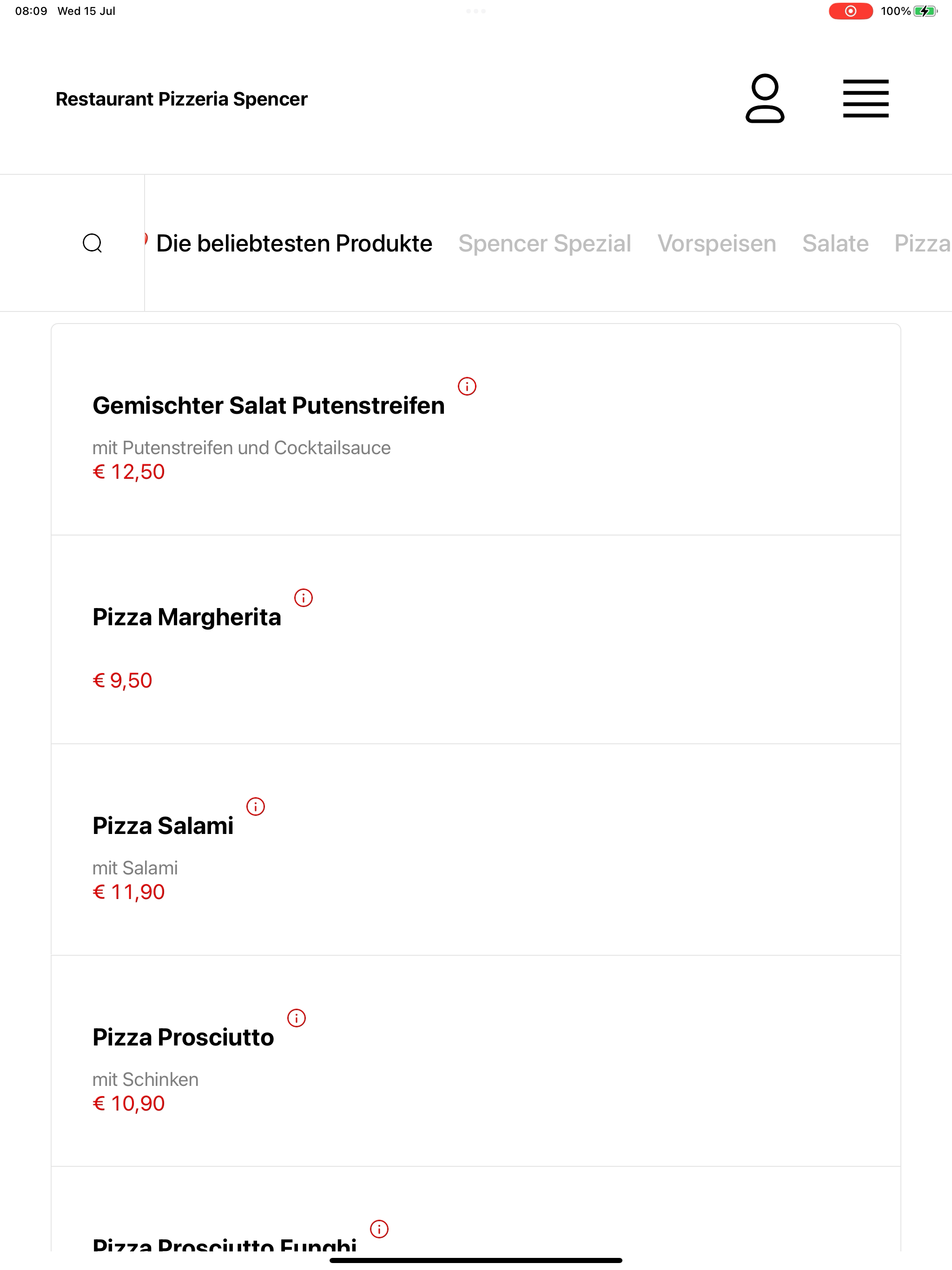 Restaurant Pizzeria Spencer screenshot 14