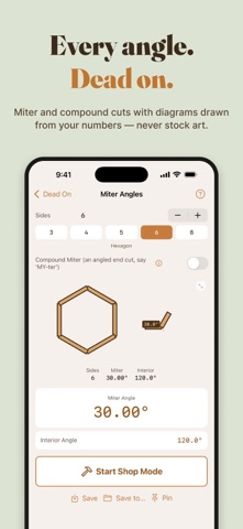Woodworking Calculator Dead On screenshot