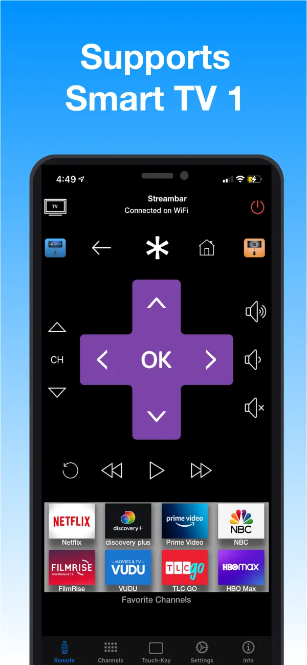Screenshot #2 pour TV Remote Universal -iUniSmart