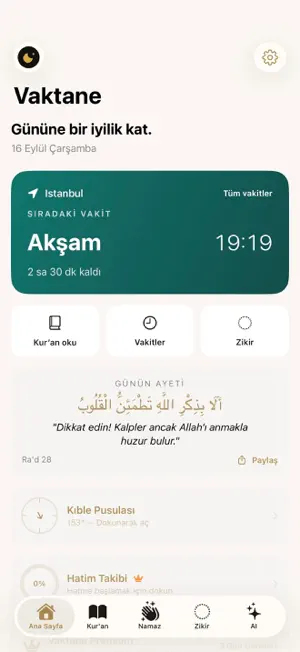 Vaktane — Quran & Worship screenshot 1
