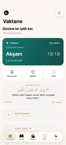 Vaktane — Quran & Worship Screenshot 1 of 5