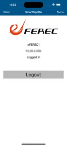 SmartSignOn for eFEREC screenshot #3 for iPhone