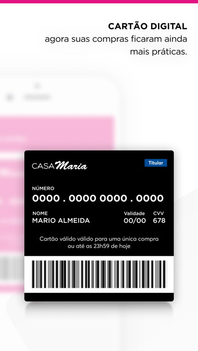 Cartão Casa Maria Screenshot