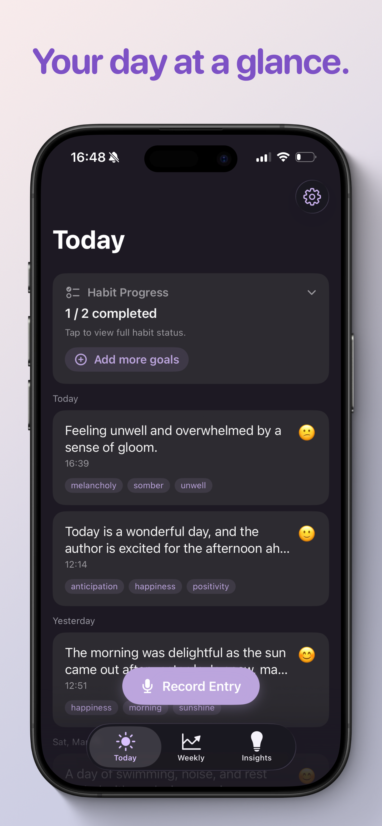 Alowa - Private Mood Tracker