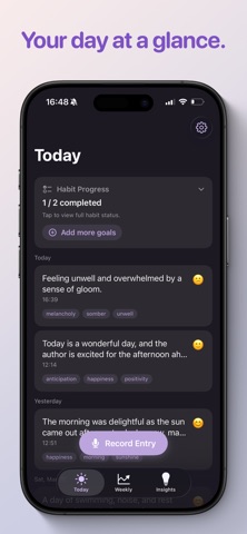 Alowa - Private Mood Tracker Screenshot 4 of 5