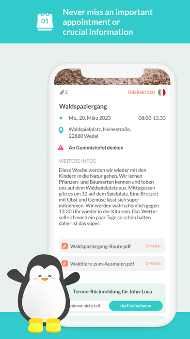CARE Kita App Screenshot