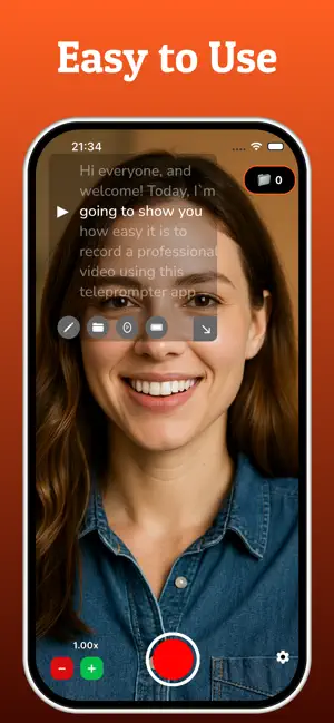 Video Recorder & Teleprompter screenshot 3