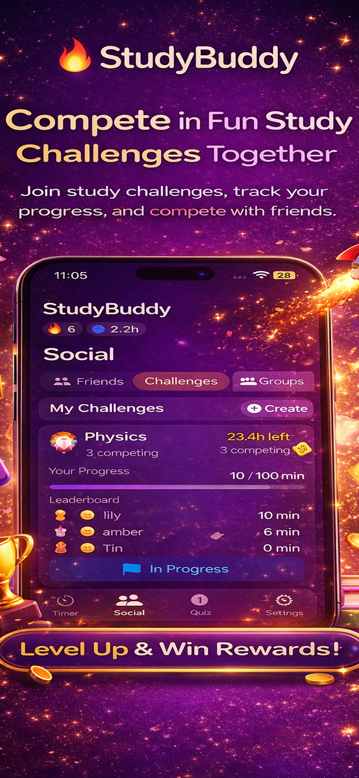 Lily: StudyBuddy Pomodoro - Study Buddy Focus Now是一款一体化学习伴