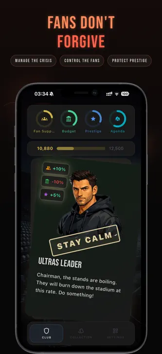Chairman Card: Club Management screenshot 7