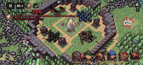 Inkvasion - Strategically protect the central campfire and critical structures using an array of defenses and deployed troops.