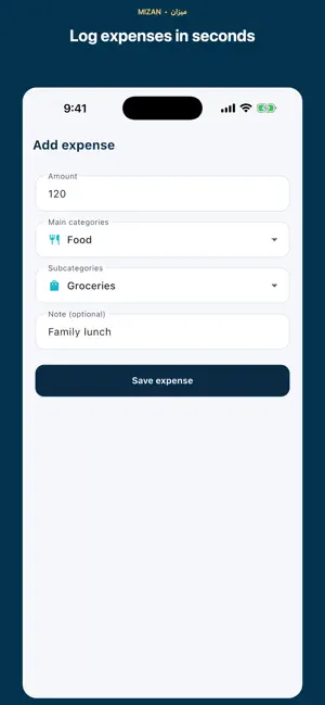Mizan Budget Coach screenshot 3