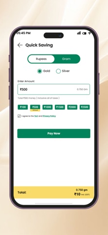 Just Buy Gold screenshot