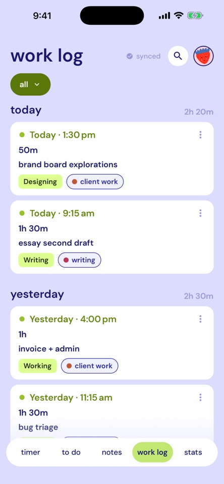 Berrie Good Timer screenshot 5