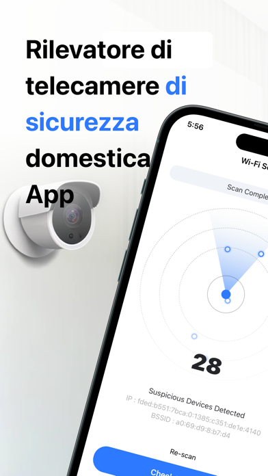 App rilevatore di telecamere screenshot 1