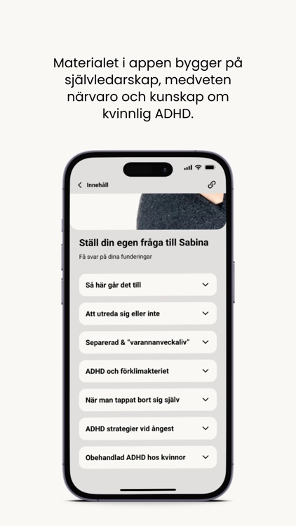 Mindful ADHD kvinna