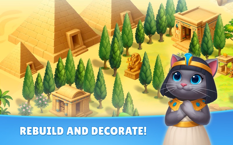 Sort Pawzzle: Paws of Pharaoh iPhone screenshot