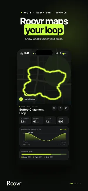 Roovr: Running & Trail Loops screenshot 2