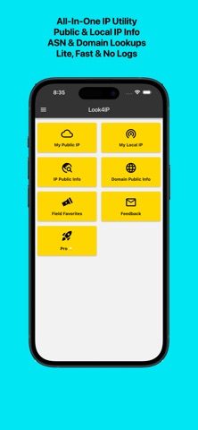 Look4IP: ASN & Domain Lookup iPhone screenshot
