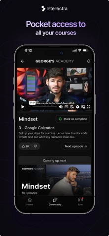 Intellectra iPhone screenshot