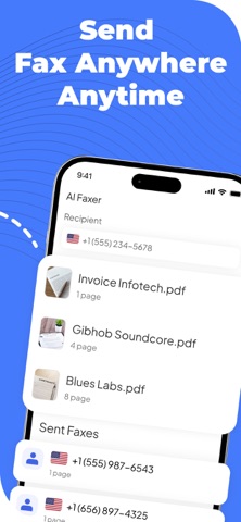 Fax App to Send Documents screenshot