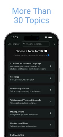 Spoken Mizo screenshot