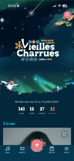 Festival des Vieilles Charrues iPhone screenshot 1