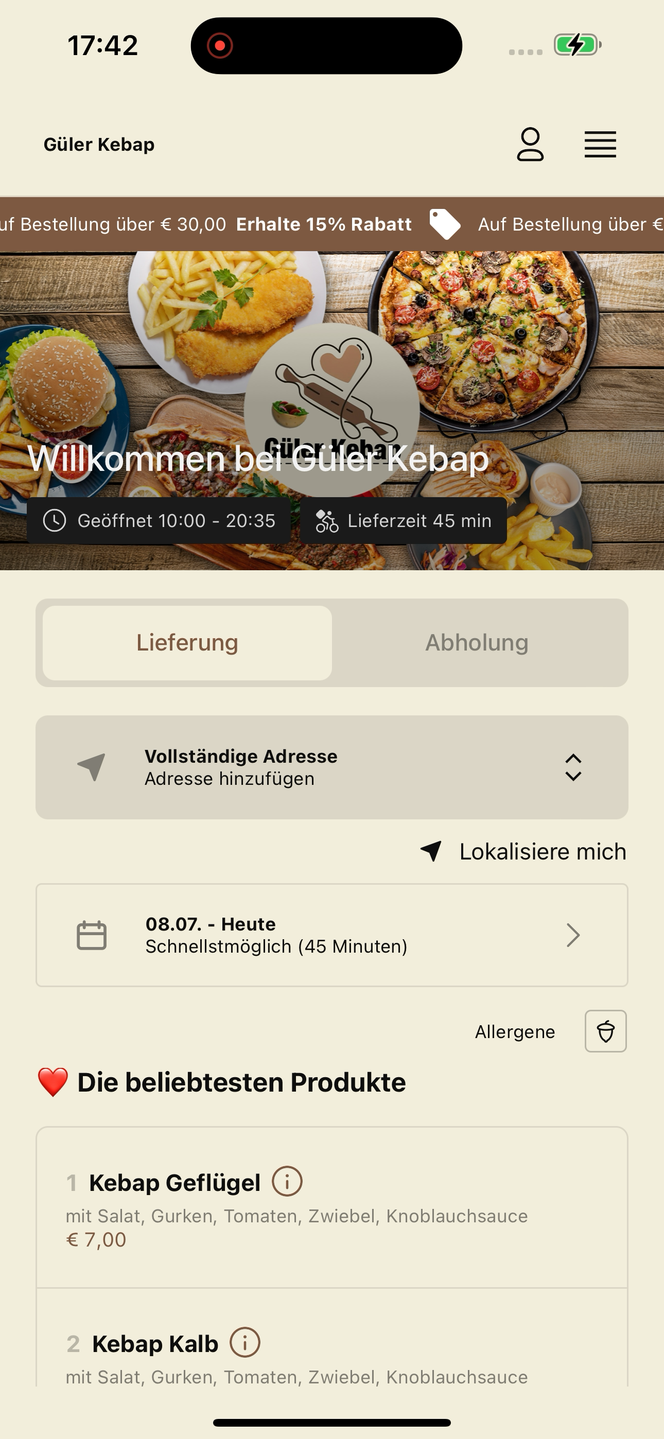 Güler Kebap screenshot 6