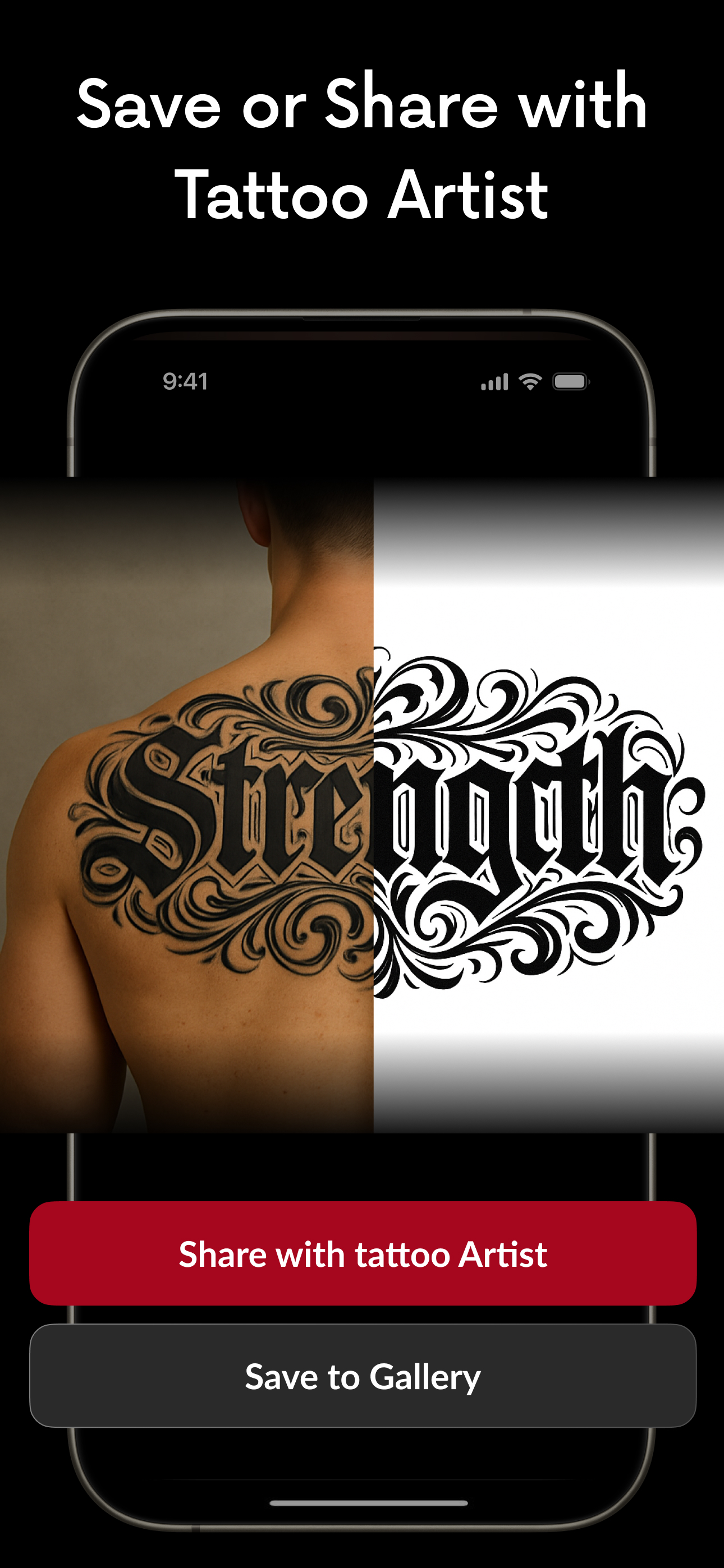 InkUp - AI Lettering tattoo screenshot 4