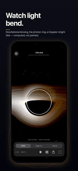 Black Hole Simulator: TON 618 screenshot 2