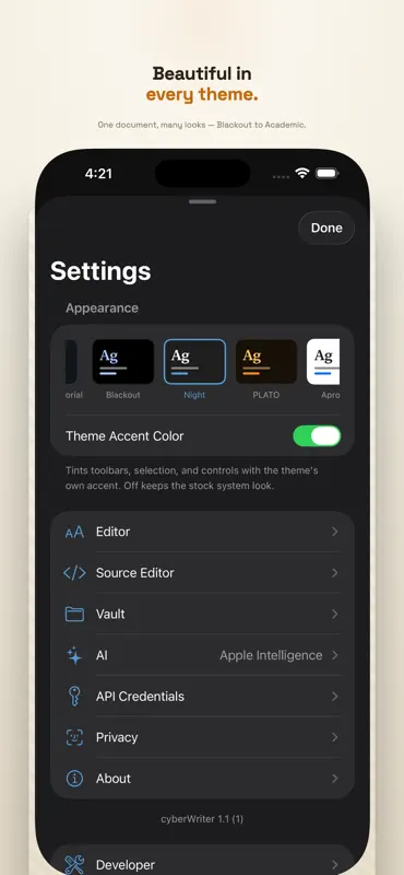 cyberWriter - Markdown Studio screenshot 9 of 10