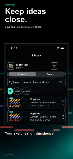 MotifPilot MIDI Generator screenshot 3