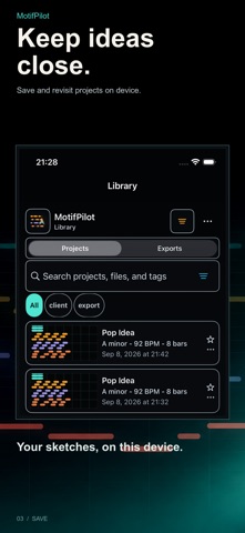 MotifPilot MIDI Generator Screenshot 3 of 3