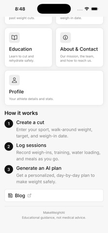 MakeWeightAI Screenshot 4 of 4