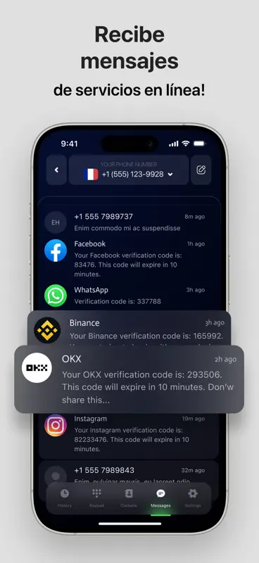 eSIM Plus Virtual Phone Number screenshot 3 of 5