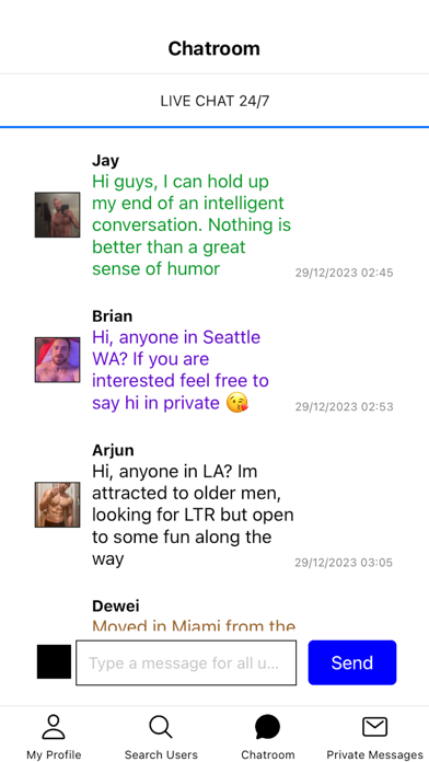 Asian Gay Chat Screenshot