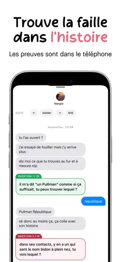 Capture d'écran de Gossipy sur iPhone 4