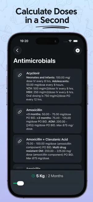 Pediatric Doses iPhone screenshot 3