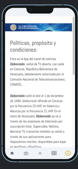 Globovision HD screenshot 3