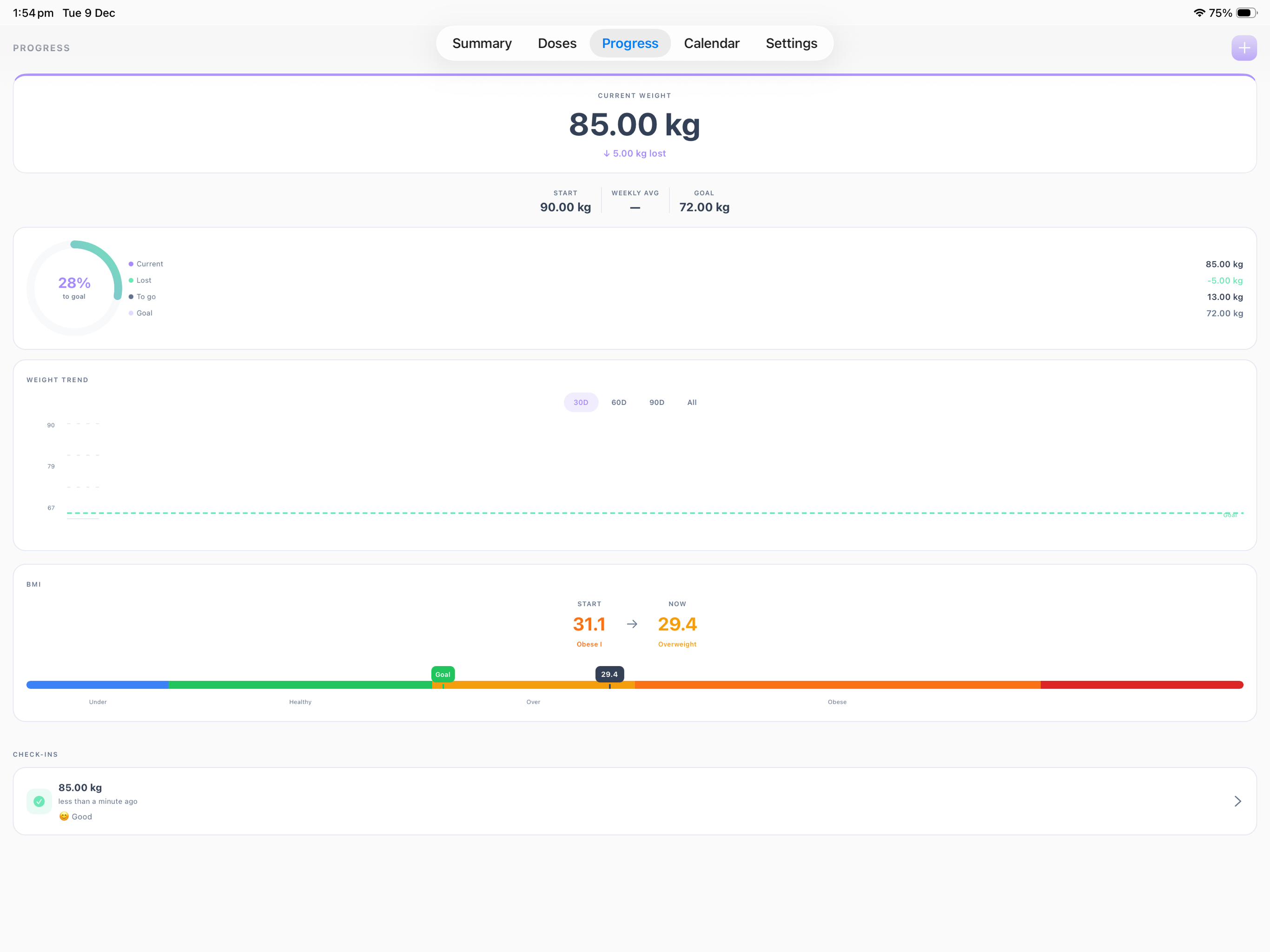 Dosey - GLP-1 Journey Tracker